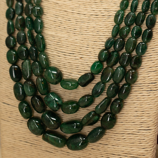 Prakriti- Natural Emerald Necklace