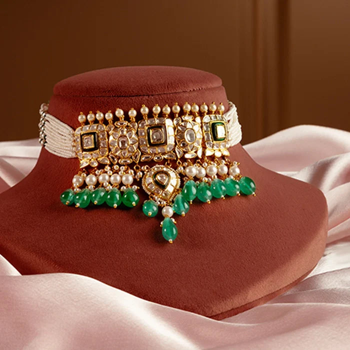 Elegant Heirlooms: Timeless Beauty of Polki Diamond Jewellery Sets