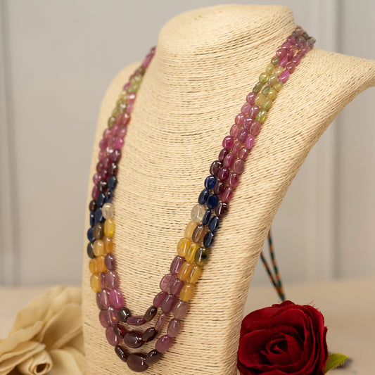 multi sapphire necklace