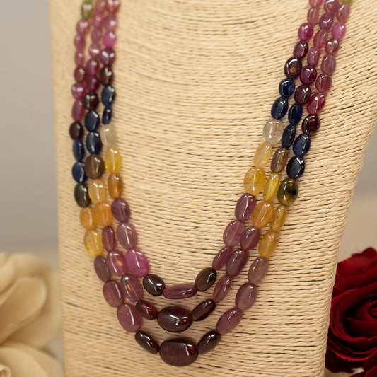 multi sapphire necklace