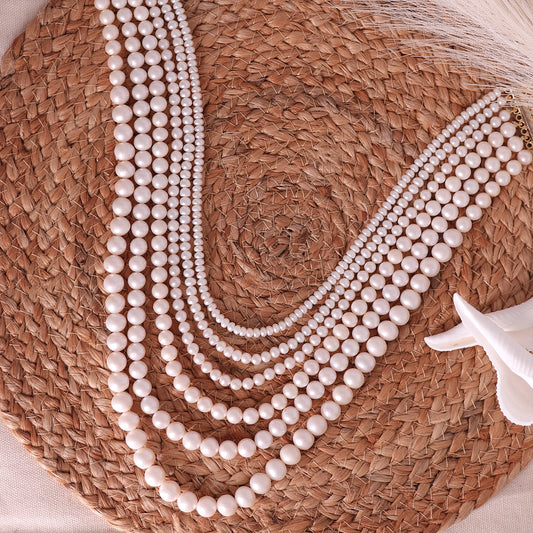 Marina - Iconic Natural Pearl Short Necklace