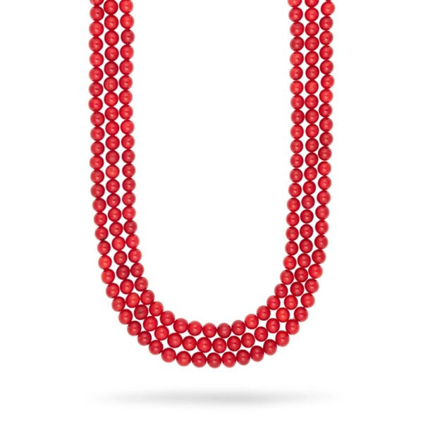 Natural Coral String- Round