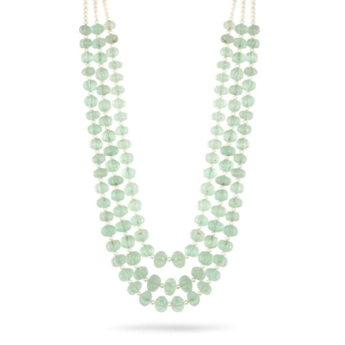 Mehreen- A mesmerising blend of quartz beads and Freshwater Pearls