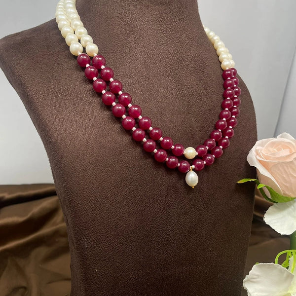 Lohini- Semi Precious Ruby with the blend of Pearl