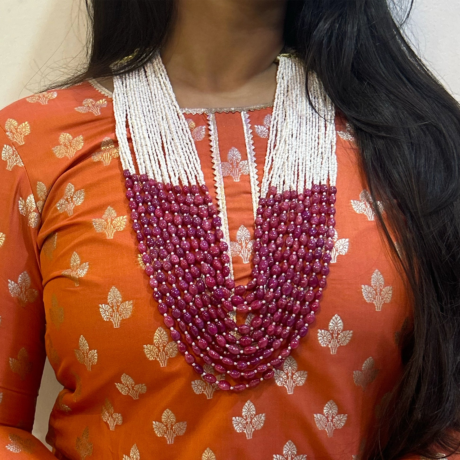 rubies necklace