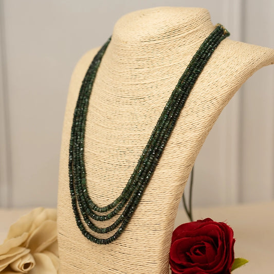 Ritara- Natural Emerald Necklace