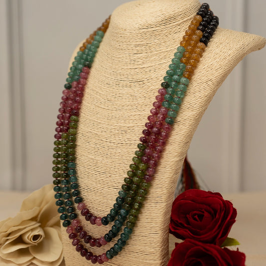 Varna- Multicolour Natural Sapphires necklace