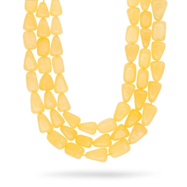 Yellow Onyx - Strawberry shape
