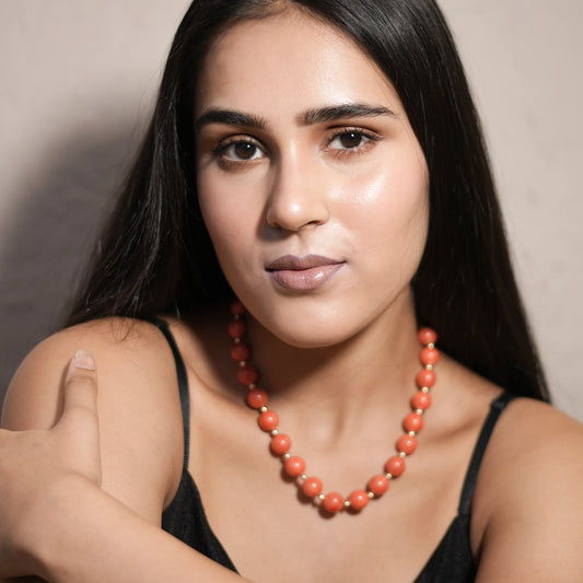 Alani- Natural Coral necklace