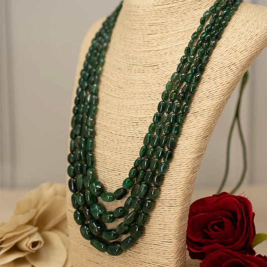 Prakriti- Natural Emerald Necklace