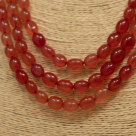 Kashvi- Red Jade necklace