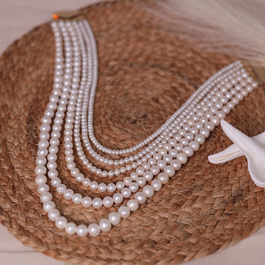 Marina - Iconic Natural Pearl Short Necklace