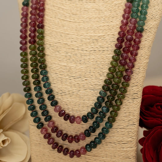 Varna- Multicolour Natural Sapphires necklace