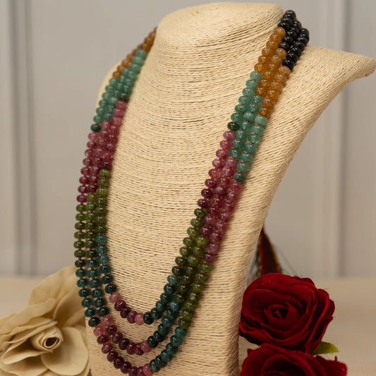 Varna- Multicolour Natural Sapphires necklace