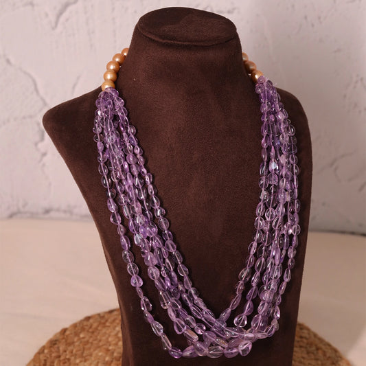 Violet- A stunning blend of Amethyst and Pearls